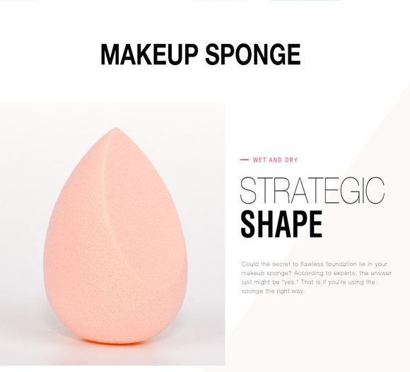 Набор спонжей O.TWO.O Flawless Memory Beauty Blendes Set 4 шт. (Голубой)