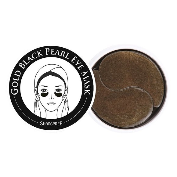 Гидрогелевые патчи с экстрактом черного жемчуга Shangpree Gold Black Pearl Eye Mask