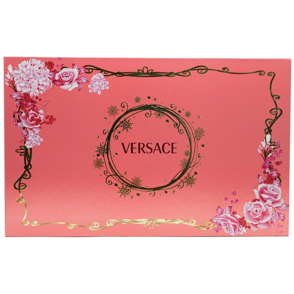 Подарочный набор Versace Bright Crystal (туалетная вода 2 штуки + лосьон для тела + гель для душа)