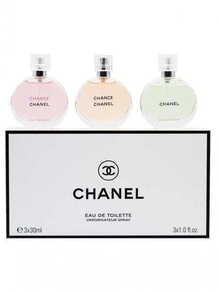 Парфюмерный женский набор Chanel Chance 3x30 ml