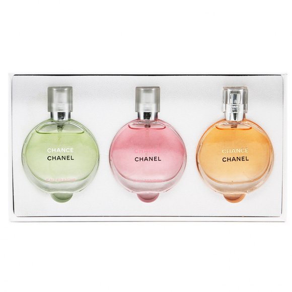 Парфюмерный женский набор Chanel Chance 3x30 ml