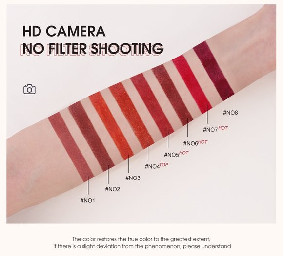 Матовая губная помада O.TWO.O арт. SC016 №3 (Dirty Orange Pumpkin) 0.95 g.