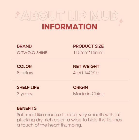 Матовый блеск для губ O.TWO.O арт. SE001 #7 4 g.