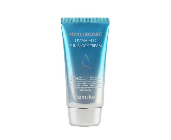 Солнцезащитный крем с гиалуроновой кислотой FarmStay Hyaluronic UV Shield Sun Block Cream SPF50,70g