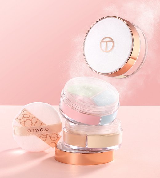Трехцветная рассыпчатая пудра O.TWO.O арт. SC053 №2 - 9 гр