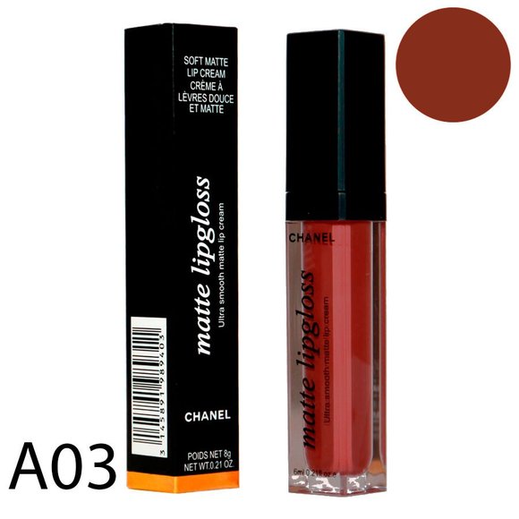 Блеск для губ Chanel matte lipgloss A03 MAKE ME GORGEOUS 6 ml