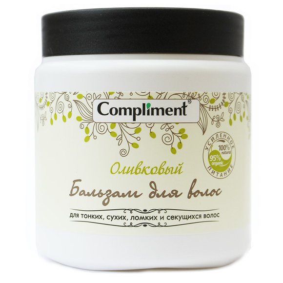 Бальзам для волос Compliment Оливковый 500 ml