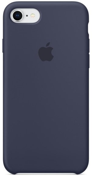 Силиконовый чехол для iPhone 7/8 -Темно-синий (Midnight Blue)