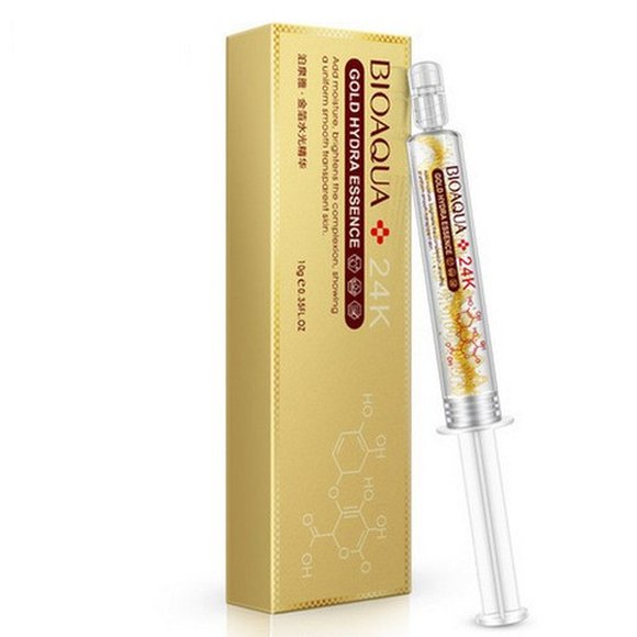 Сыворотка для лица с гиалуроновой кислотой BioAqua Gold Hydra Essence 10 ml (арт. 5323) Сыворотка для лица с гиалуроновой кислотой BioAqua Gold Hydra Essence 10 ml (арт. 5323)