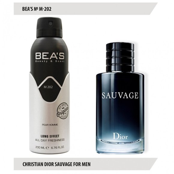 Дезодорант Beas Christian Dior Sauvage For Men 200 ml арт. M 202 Дезодорант Beas Christian Dior Sauvage For Men 200 ml арт. M 202