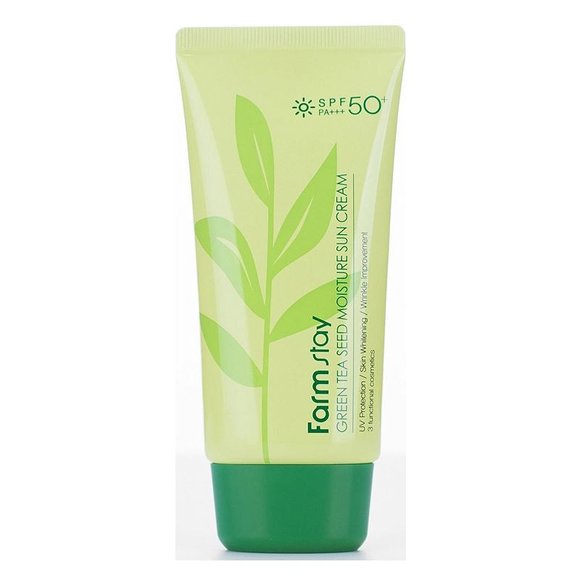 Защитный увлажняющий крем с семенами зеленого чая FarmStay Green Tea Seed Moisture Sun Cream 70g Защитный увлажняющий крем с семенами зеленого чая FarmStay Green Tea Seed Moisture Sun Cream 70g