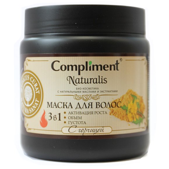 Compliment Naturalis Маска для волос с горчицей 500 ml