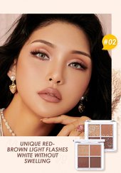 Палитра теней для век O.TWO.O 4 цвета  арт. YJ006 №02 8g.