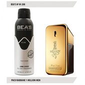 Дезодорант Beas Paco Rabbane 1 Million Men 200 ml арт. M 208 Дезодорант Beas Paco Rabbane 1 Million Men 200 ml арт. M 208