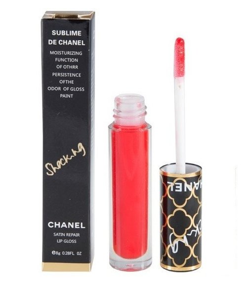 Блеск для губ Chanel "SUBLIME de Chanel Shocking" 8g (упаковка-12шт)