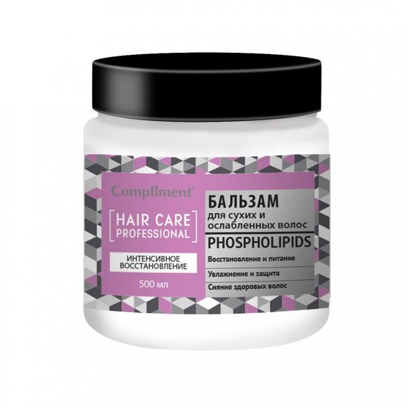 Compliment  Бальзам для сухих и ослабленных волос PHOSPHOLIPIDS, 500мл