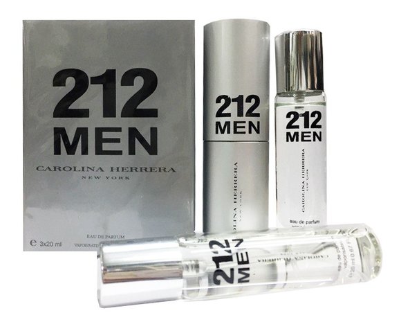 Парфюмерная вода 3*20 ml Carolina Herrera 212 Men