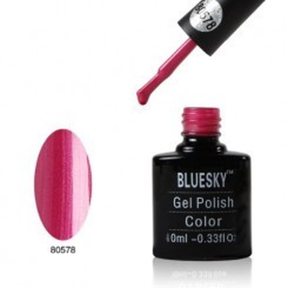 80578 Bluesky Gel Polish - PINK SHIMMER 10 ML