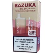Эл. сиг.  Bazuka Strawberry Guava — Клубника и Манго 2%, 5000 Тяг