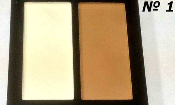 Пудра Naked Contour duo 2 в 1 (Soft Brown) №1