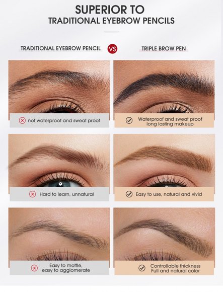 Карандаш для бровей O.TWO.O арт. 1013 #02 (Medium Brown) 2 ml