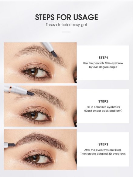 Карандаш для бровей O.TWO.O арт. 1013 #02 (Medium Brown) 2 ml