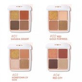 Тени O.TWO.O Colored Drawing Morocco 4цв (арт. 1003) 13.6 g.