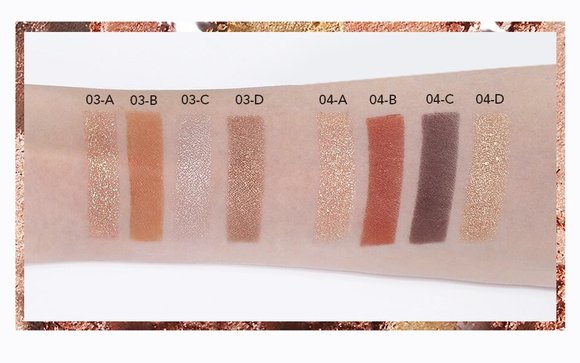 Тени O.TWO.O Colored Drawing Morocco 4цв (арт. 1003) 13.6 g.