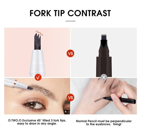 Карандаш для бровей O.TWO.O арт. 1013 #03 (Dark Brown) 20 ml