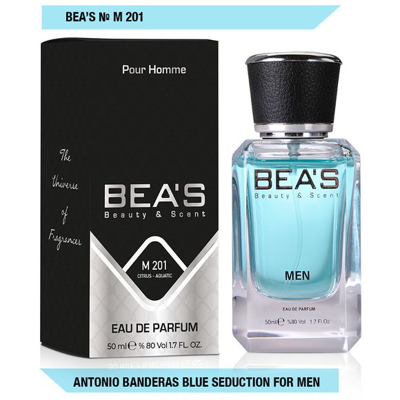 Парфюм Beas Antonio Banderas Blue Seduction Men 50 ml арт. M 201 Парфюм Beas Antonio Banderas Blue Seduction Men 50 ml арт. M 201