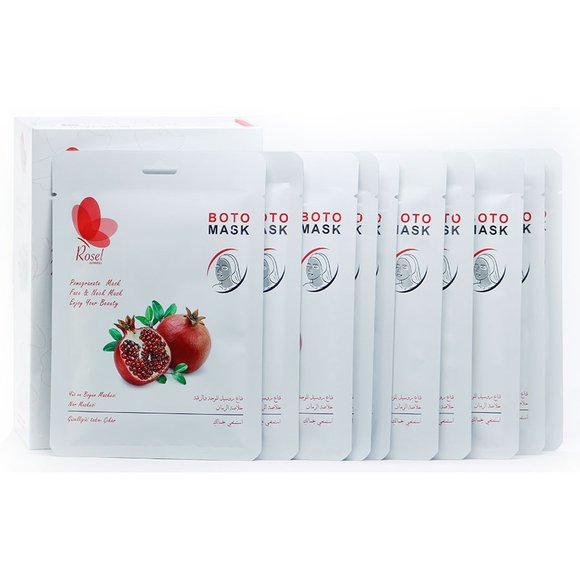 Маски для лица, шеи и декольте Rosel Cosmetics Boto Pomegranate