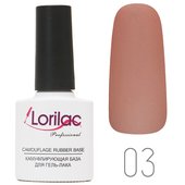 Lorilac камуфлирующая база для гель-лака 10 ml #3