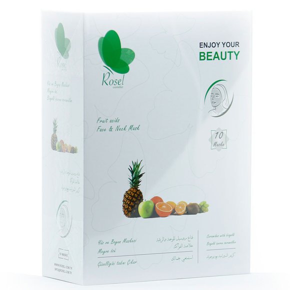 Маски для лица Rosel Cosmetics Face Mask Fruit acids