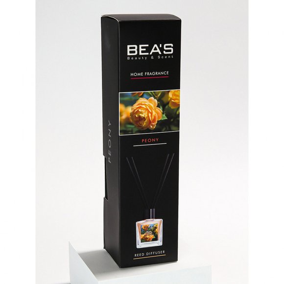 Ароматический диффузор с палочками Beas Peony - Пион - 50 ml